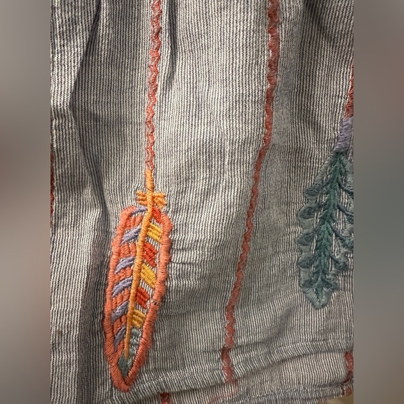 Johnny Was Bereginia Effortless Boho Tank Dress Size Large Embroidered - Picture 5 of 8